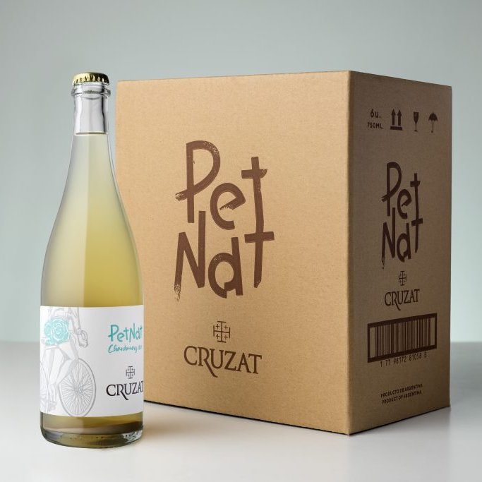 Cruzat Pet Nat Chardonnay Vino Natural Espumante Espumoso Champagne Cajas de Vino en oferta Envio grátis